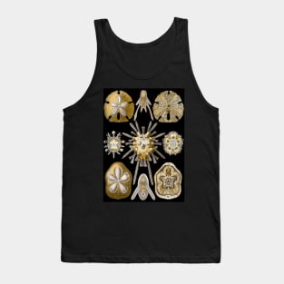 Sand Dollars Echinidea by Ernst Haeckel Tank Top